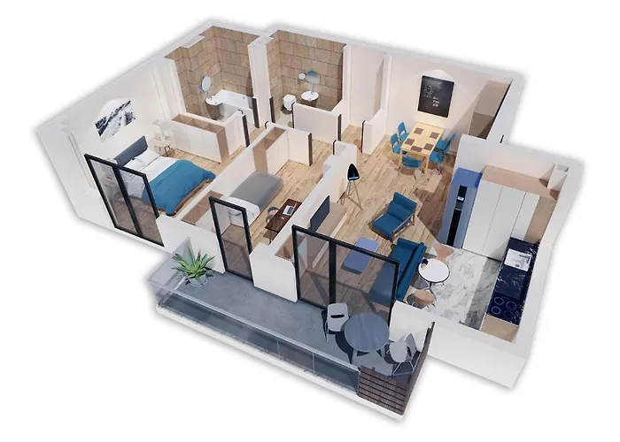 Apartment Spacious 3-room - Long-term